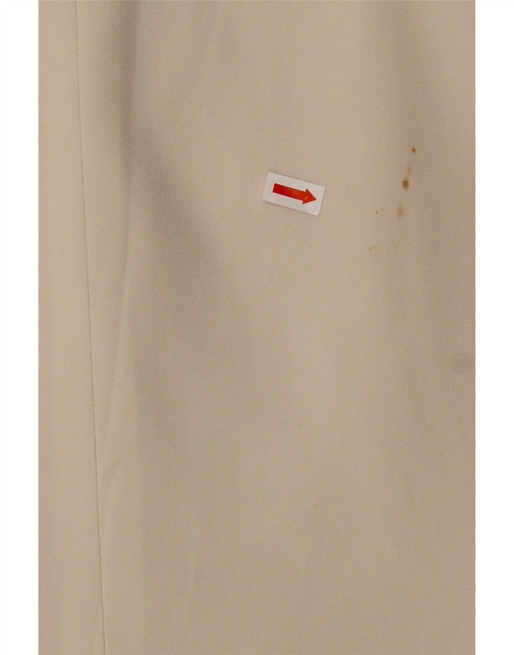 LUISA SPAGNOLI Jaqueta blazer feminina de 3 botões IT 42 acetato bege médio