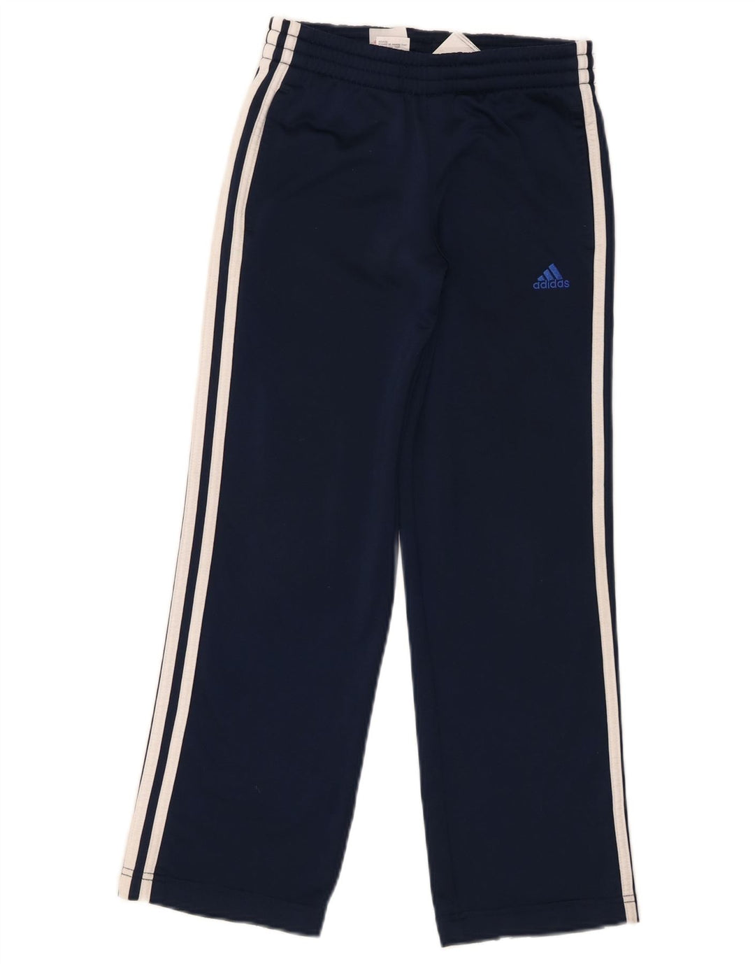 Calças de treino Adidas meninos 9-10 anos azul marinho poliéster