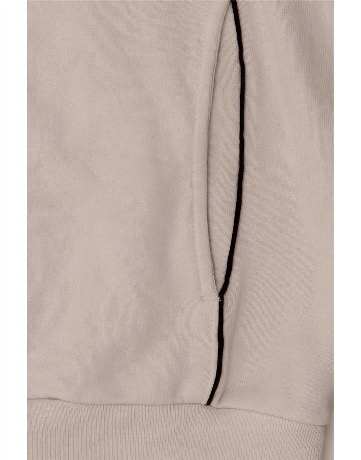 Jaqueta masculina de agasalho Champion, jaqueta média, branca, algodão colorblock