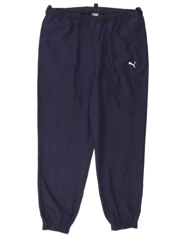 Calça de treino masculina Puma Joggers 2XL azul marinho poliéster