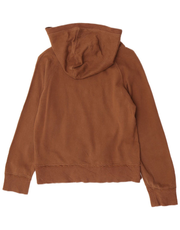 Gap Girls Graphic Regular Fit moletom com capuz 9-10 anos grande algodão marrom