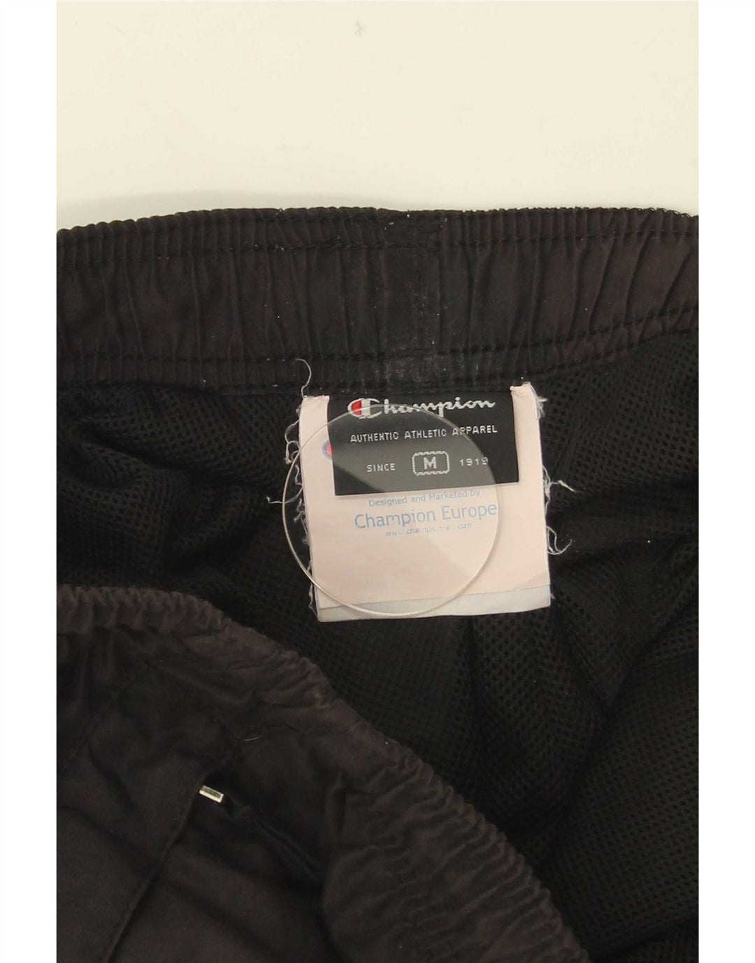 Calça de treino masculina Champion poliéster preto médio