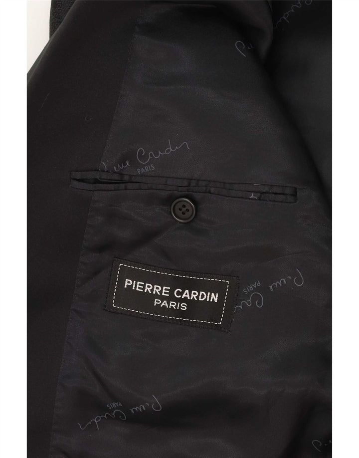 Jaqueta Blazer Masculina Pierre Cardin IT 50 Grande Preto Geométrico Clássico