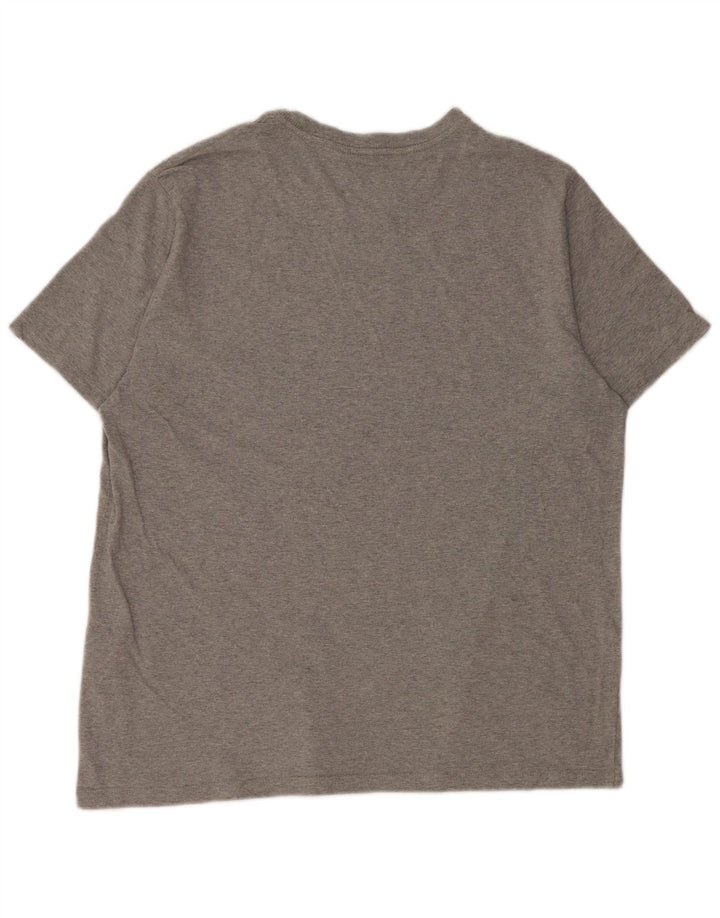 Camiseta masculina Levi's Standard Graphic grande algodão manchado cinza
