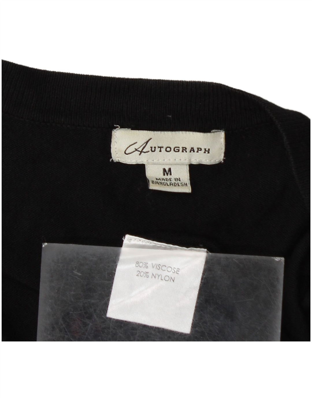 Suéter cardigã feminino Longline Marks & Spencer Reino Unido 14 médio preto