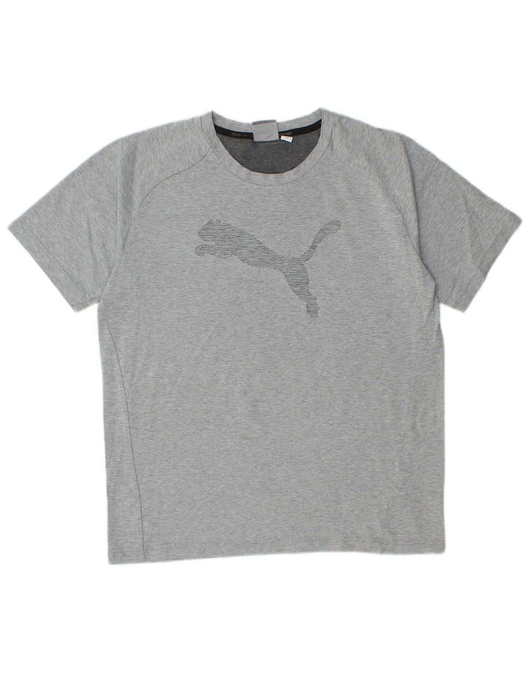 Camiseta masculina PUMA Graphic cinza médio algodão