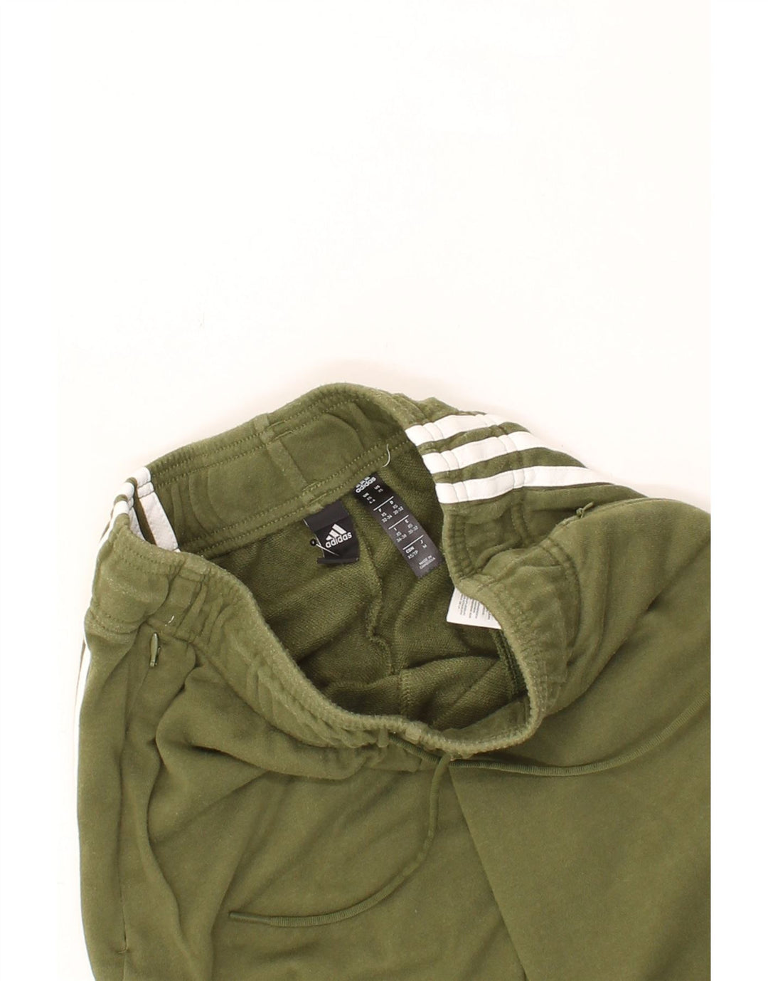 ADIDAS Womens Tracksuit Trousers UK 4 XS Green Cotton Vintage Adidas and Second-Hand Adidas from Messina Hembry 