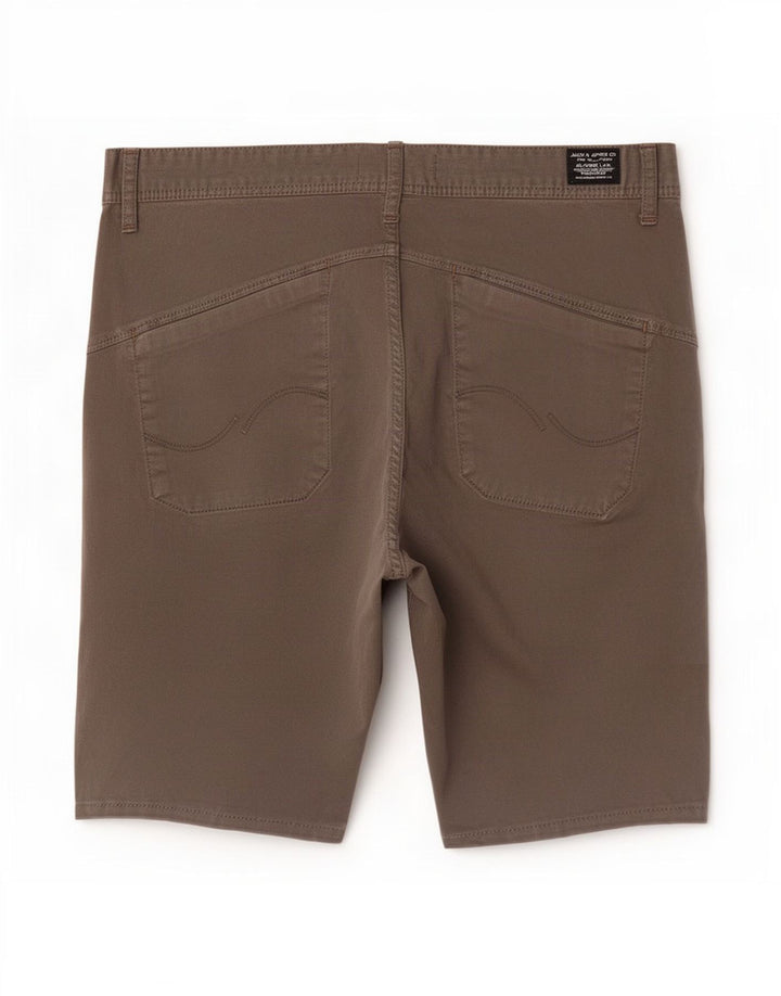 Shorts Chino masculino Jack & Jones médio W33 algodão cinza