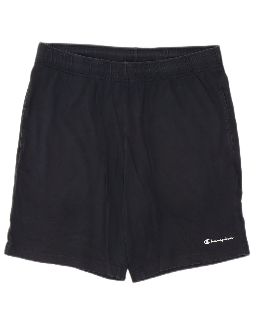 Shorts esportivos masculinos Champion grande algodão preto