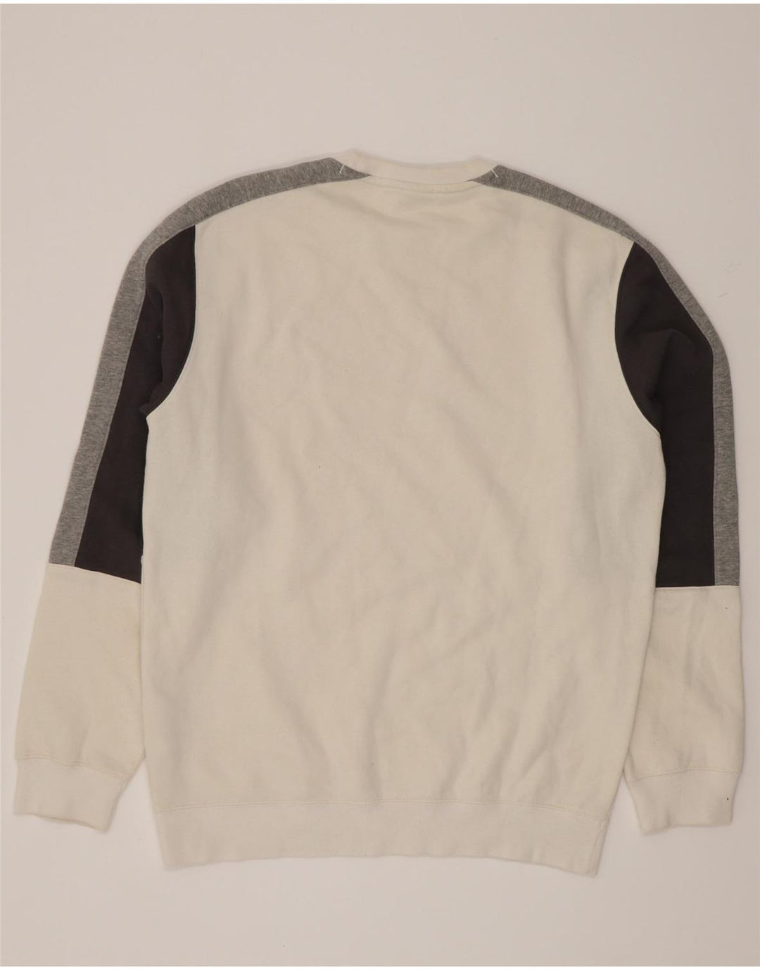 Champion moletom masculino jumper XL branco colorblock algodão