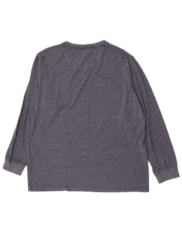 Lee Mens Top Manga Longa XL Azul