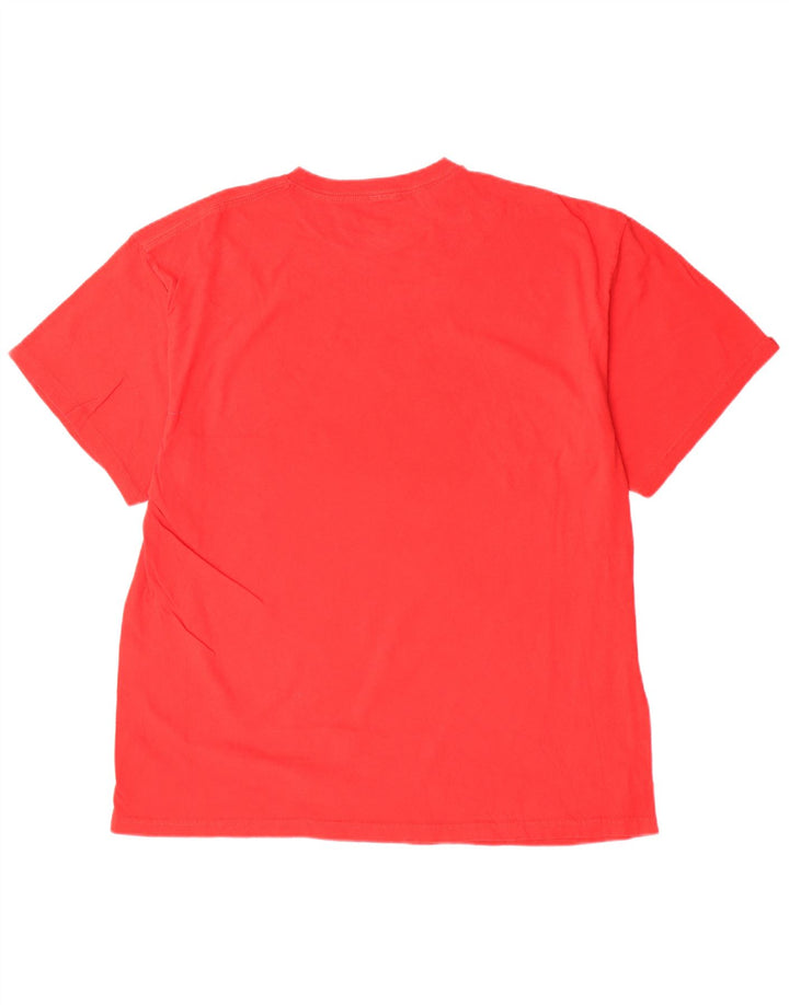 Camiseta masculina gráfica QUIKSILVER XL algodão vermelho