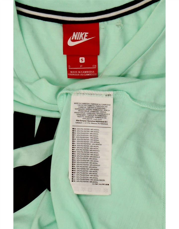 Camiseta Nike Feminina Graphic Top UK 10 Pequena Verde Poliéster