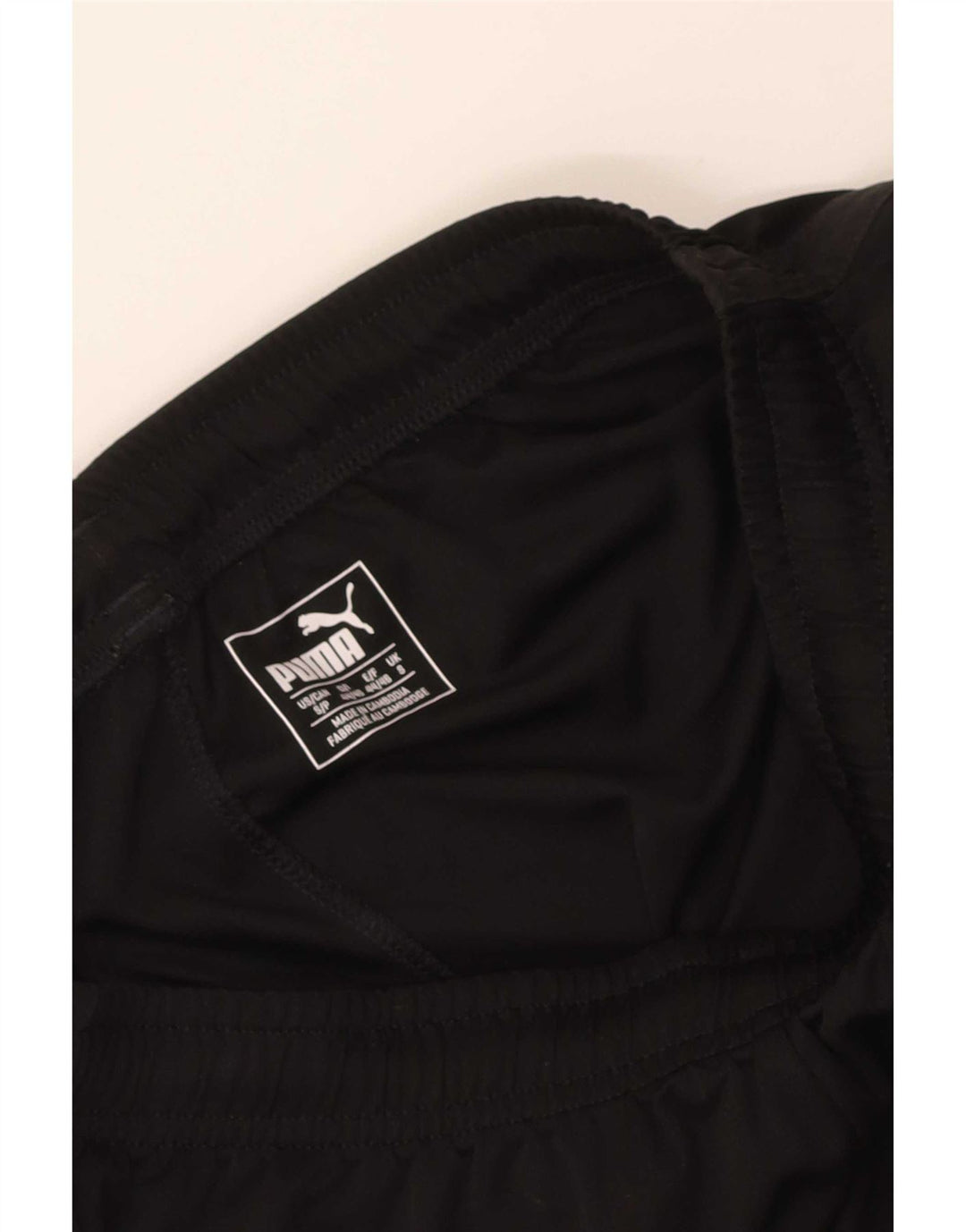 Shorts esportivos masculinos Puma pequenos pretos