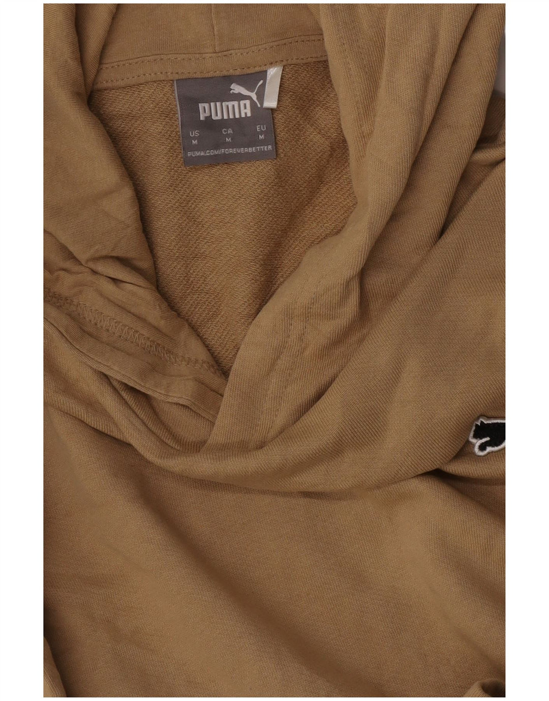 Puma Mens Hoodie Jumper Médio Bege