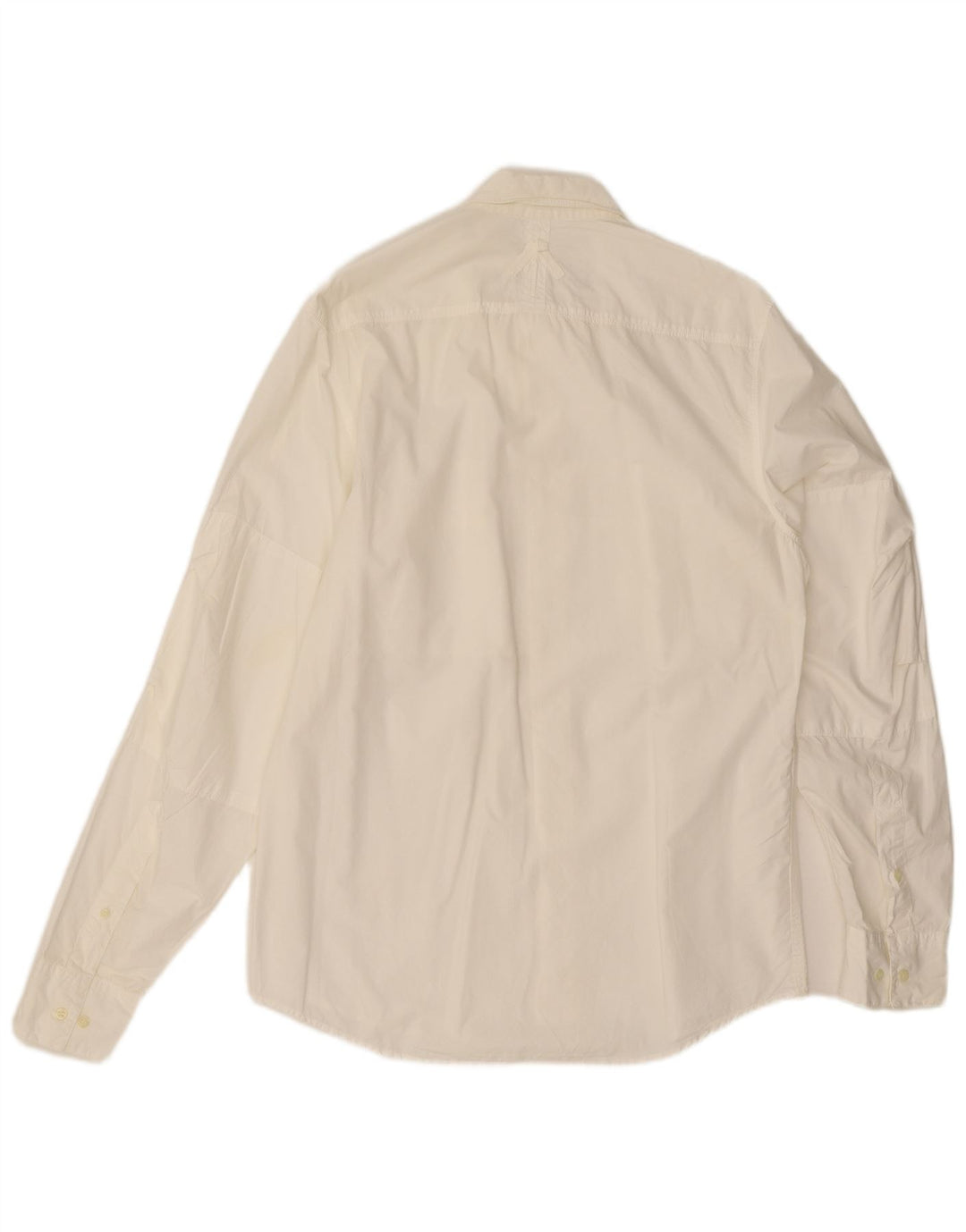 Camisa masculina Murphy & Nye Sailmakers grande de algodão branco