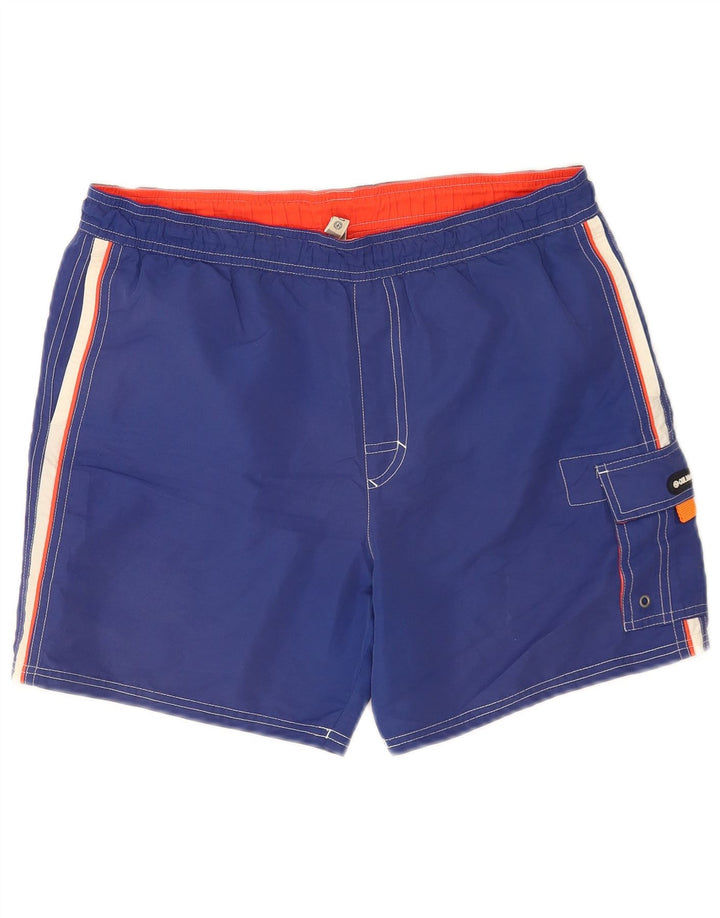 Calções de banho masculinos Colmar IT 48 poliéster Colourblock azul médio