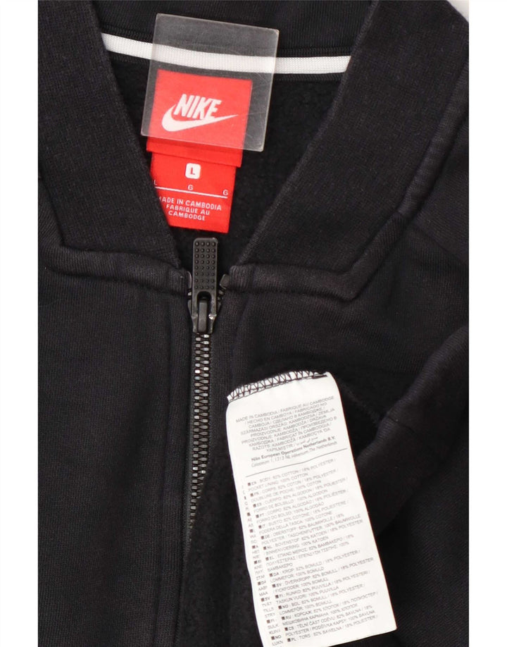 Nike Mens Treino Top Jaqueta Grande Algodão Azul Marinho