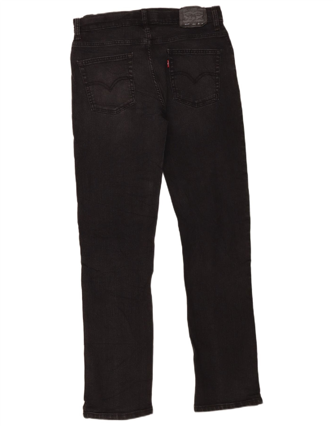 Levi's Meninos 511 Slim Jeans 15-16 Anos W29 L31 Algodão Preto