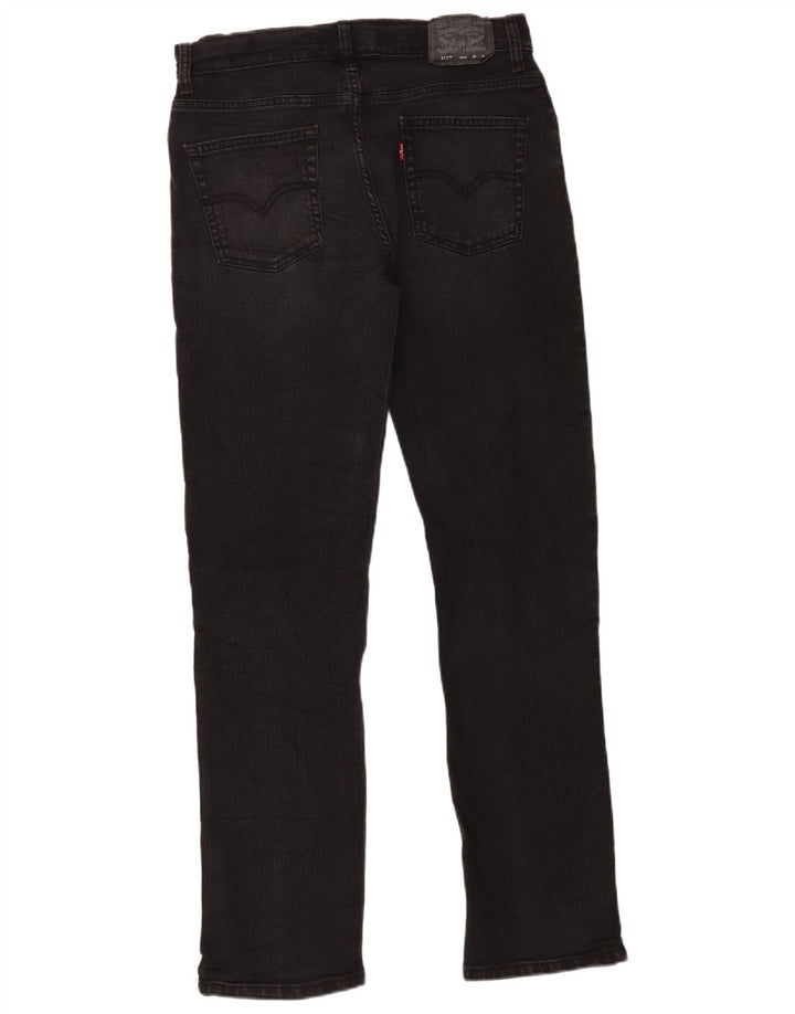 Levi's Meninos 511 Slim Jeans 15-16 Anos W29 L31 Algodão Preto