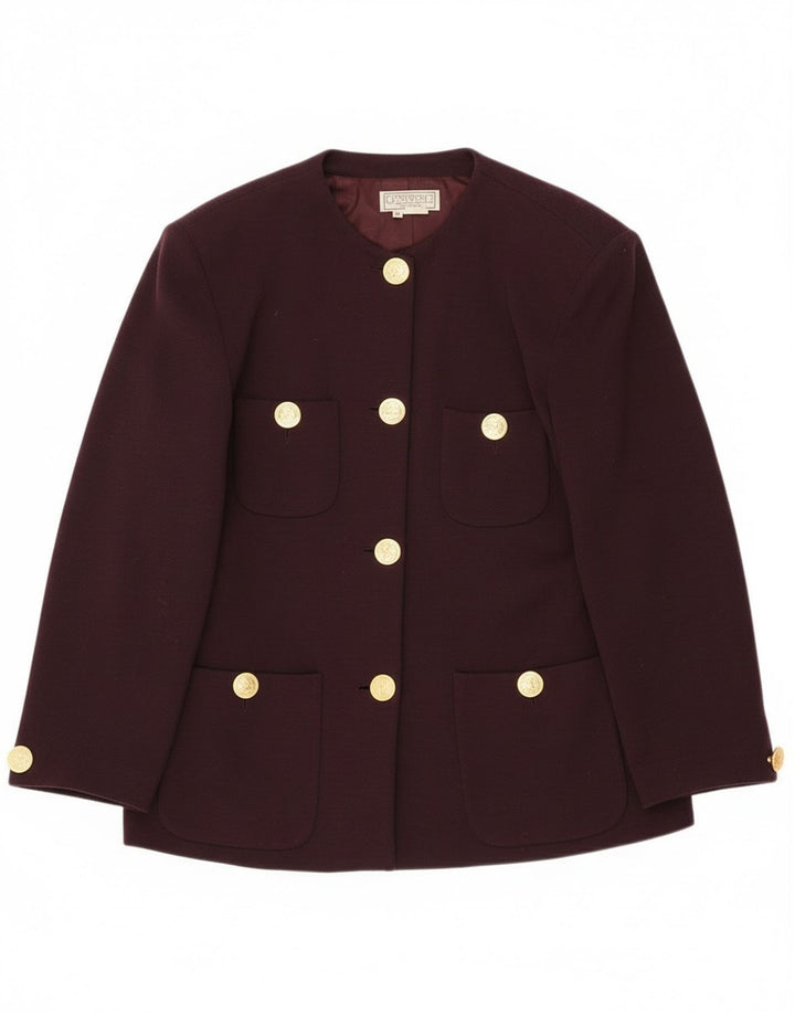 Jaqueta blazer feminina vintage de 4 botões IT 48 XL marrom