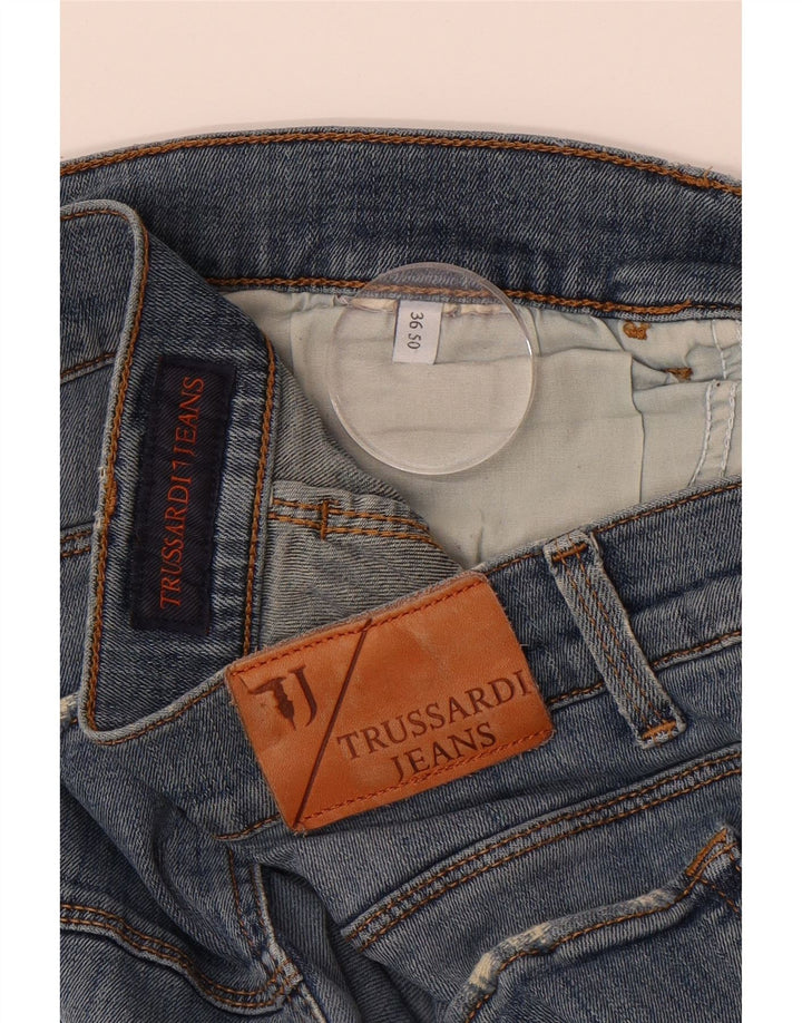 Jeans retos masculinos TRUSSARDI W36 L36 azul