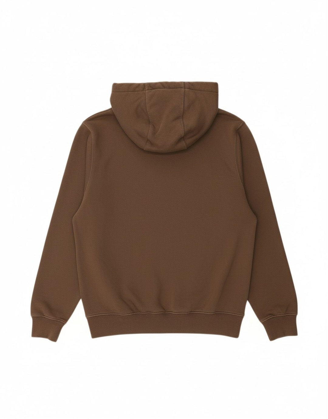 NIKE Mens Hoodie Jumper Pequeno Algodão Marrom