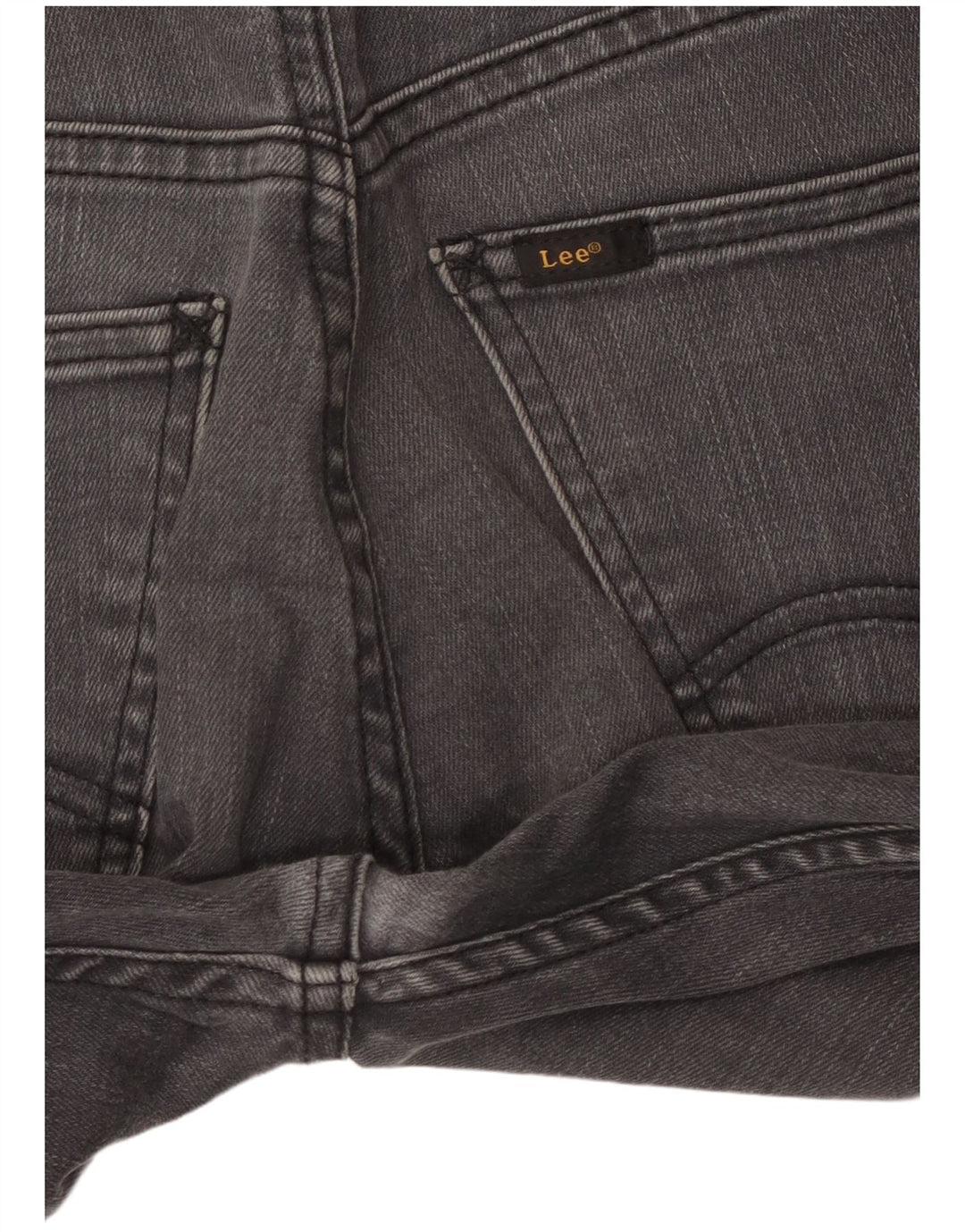 LEE Masculino Jegger Straight Jeans W30 L32 Algodão Cinza