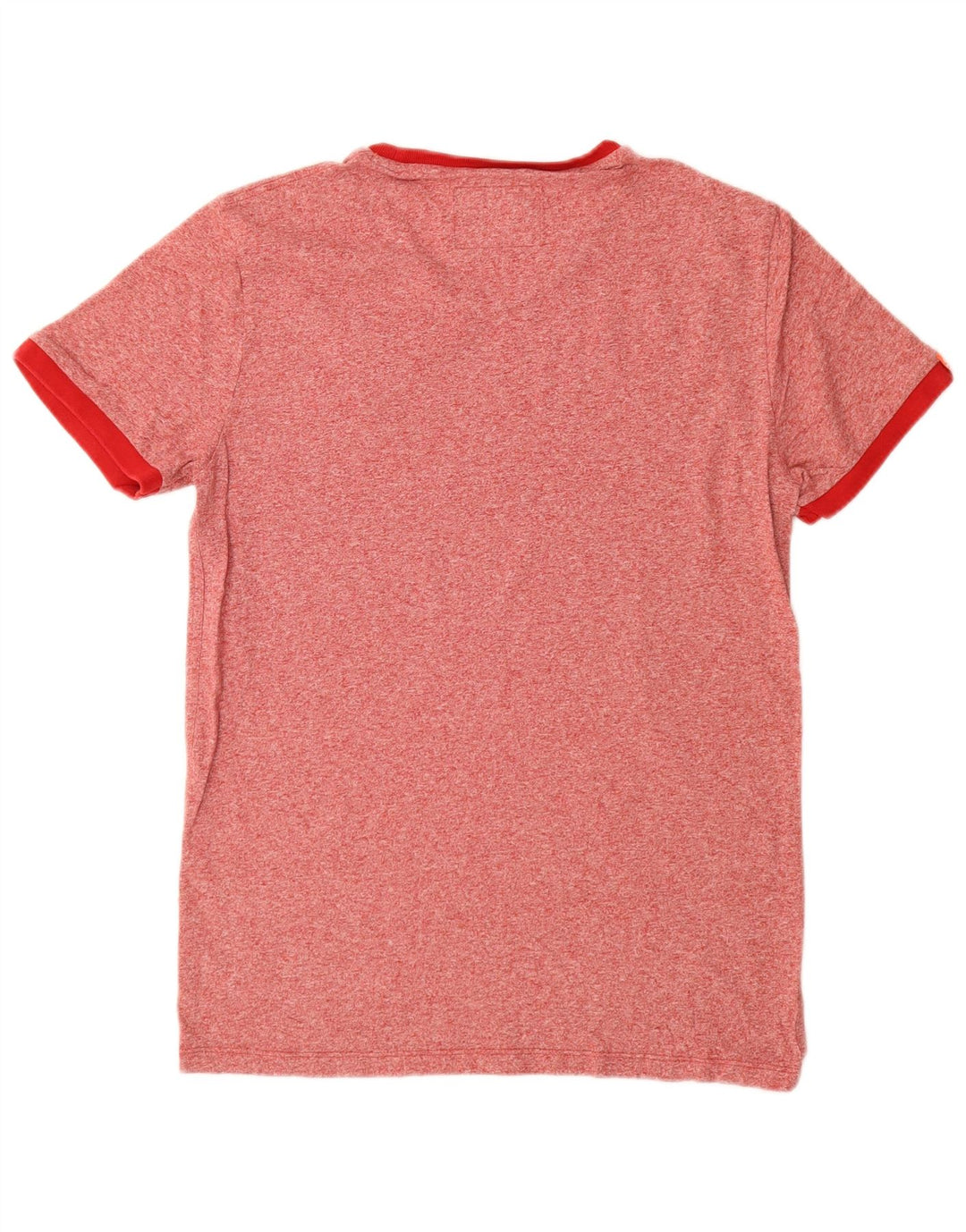 Camiseta gráfica masculina Superdry Top grande manchado vermelho