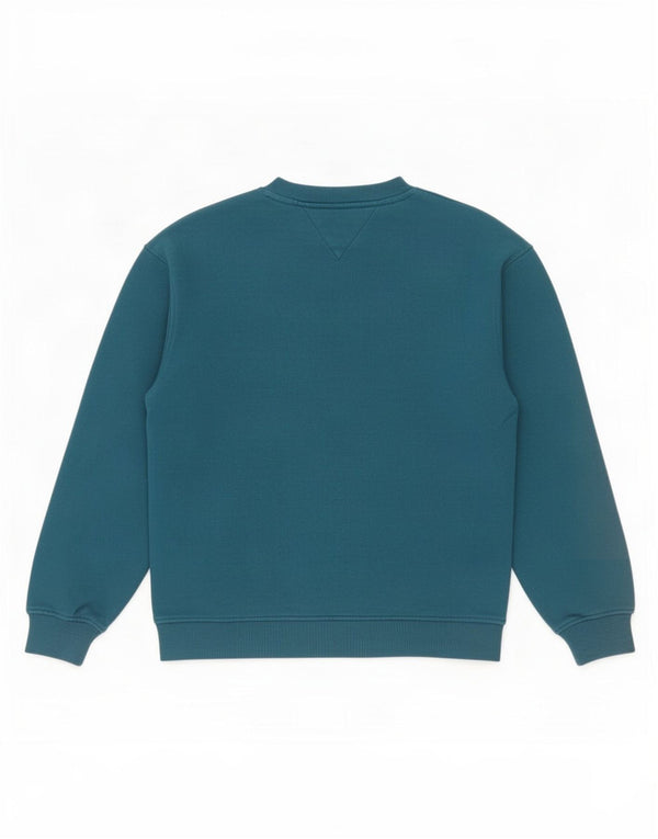 Tommy Hilfiger Meninos moletom gráfico jumper 15-16 anos azul algodão