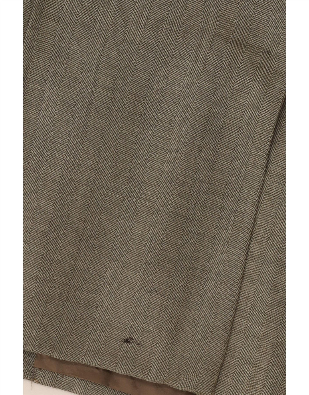 Jaqueta blazer masculina de 3 botões UNGARO IT 46 pequena lã cáqui