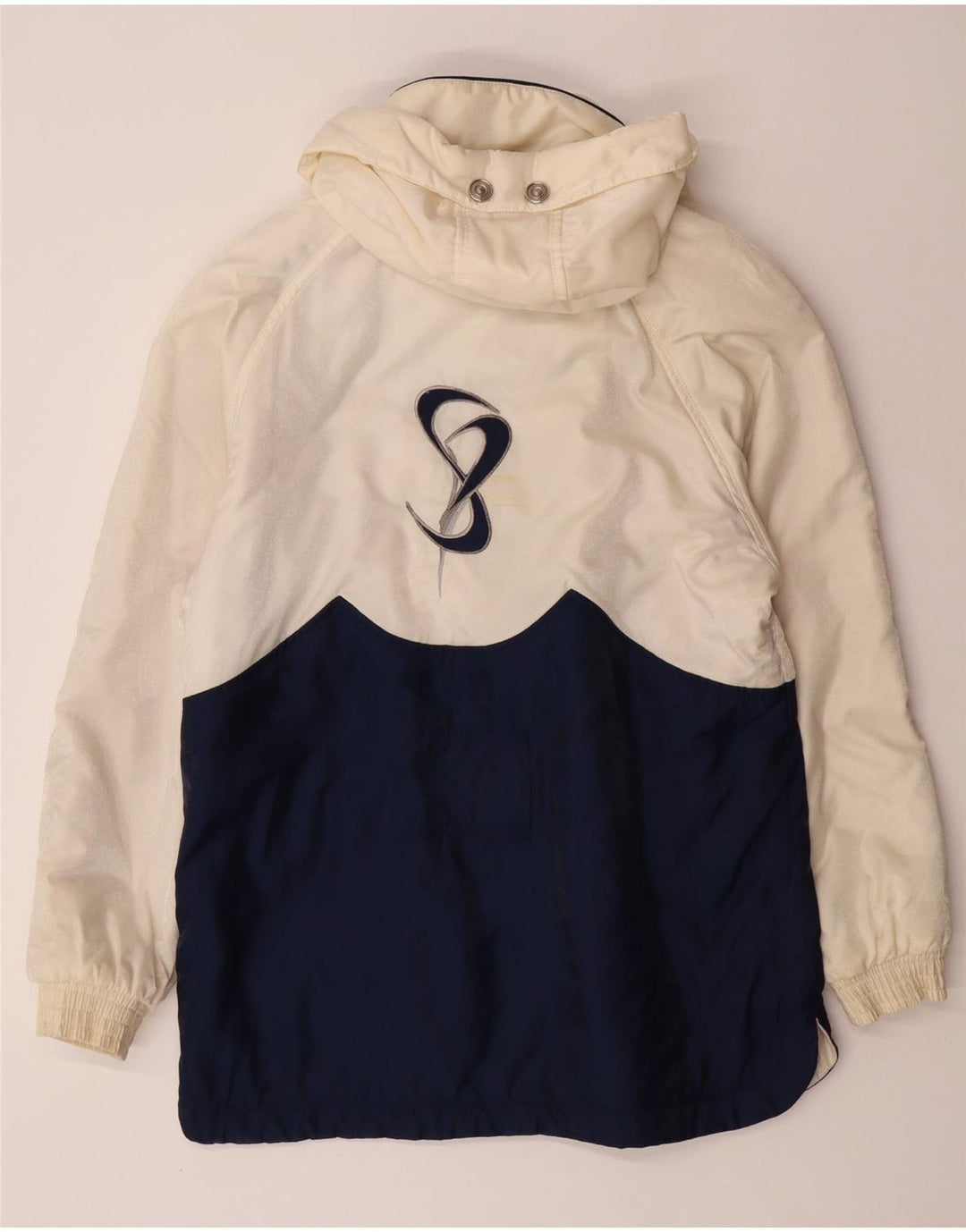 Casaco corta-vento feminino grande com estampa SPORTALM EU 38 Médio Off White