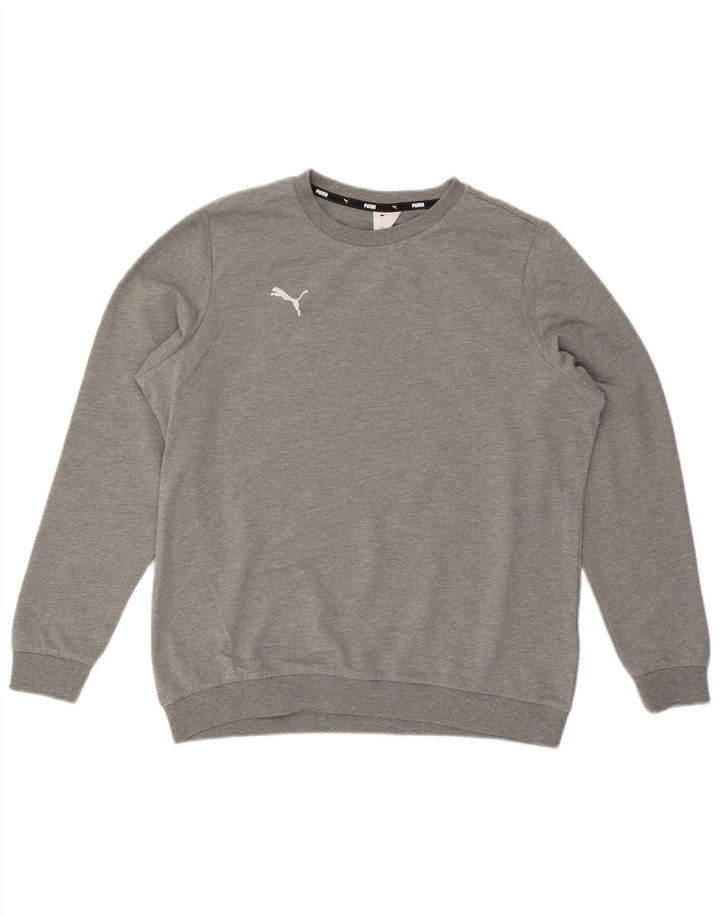 PUMA Mens Moletom Jumper XL Cinza Algodão