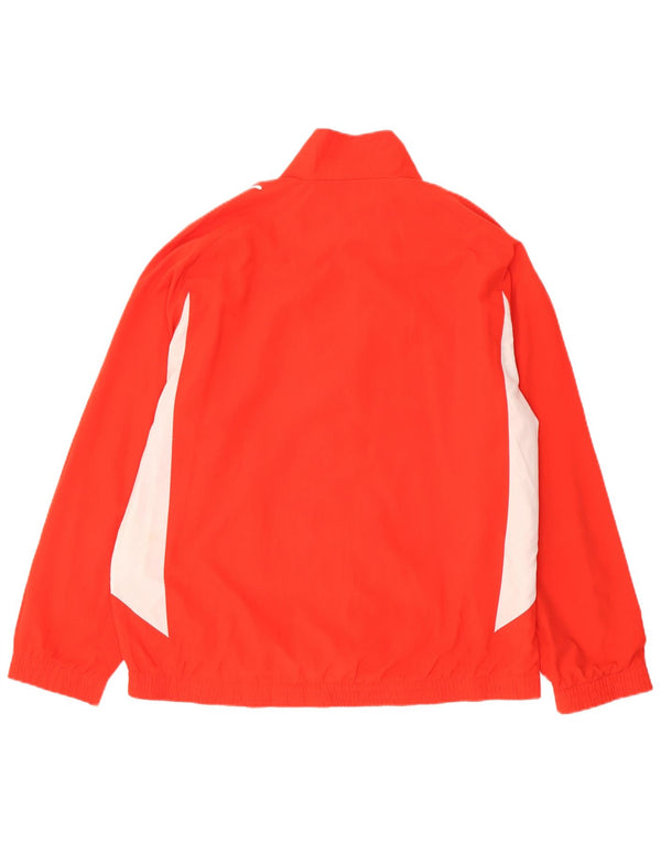 Puma Mens Tracksuit Top Jacket Grande Poliéster Colorblock Vermelho