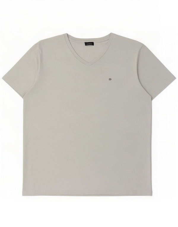 Diesel Mens T-Shirt Top 2XL White Cotton