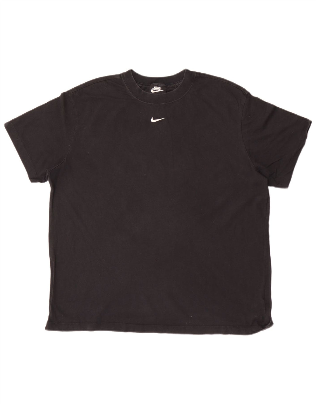 Camiseta masculina NIKE Top médio algodão preto