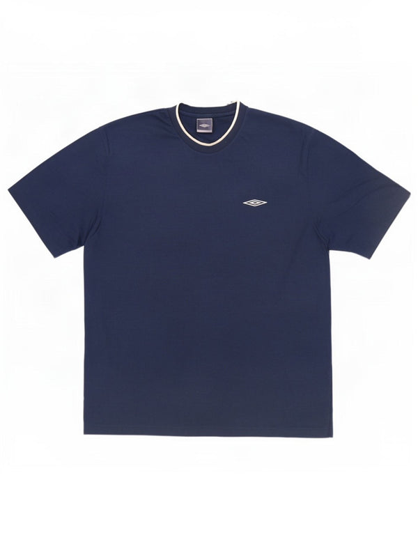 Camiseta masculina Umbro Top 2XL Poliéster Azul Marinho