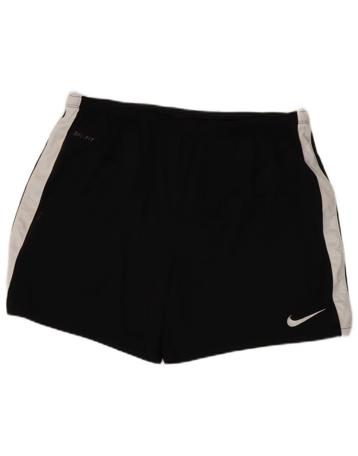 NIKE Masculino Dri Fit Sport Shorts XL Preto Colourblock Poliéster