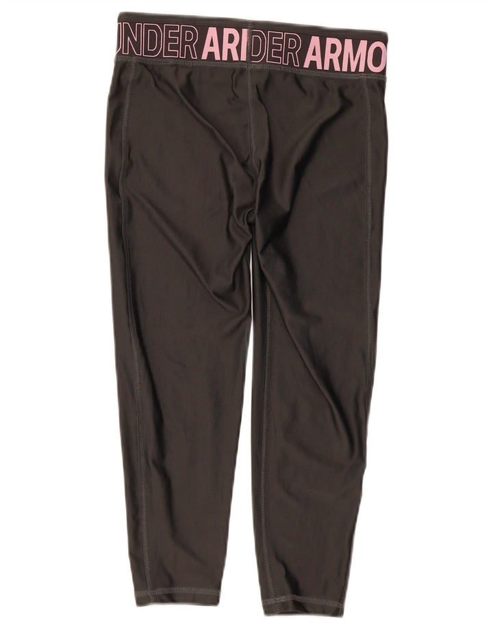 Leggings gráficas femininas UNDER ARMOUR UK 8 pequenas cinza