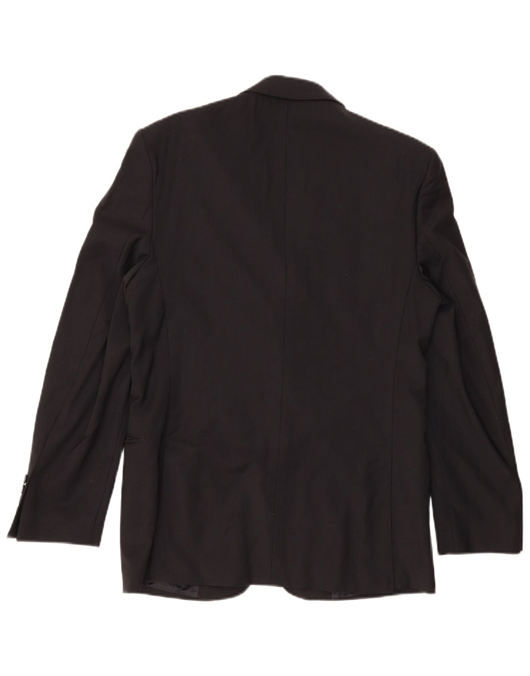 Jaqueta blazer masculina Zara com 2 botões UE 46 pequena lã azul marinho