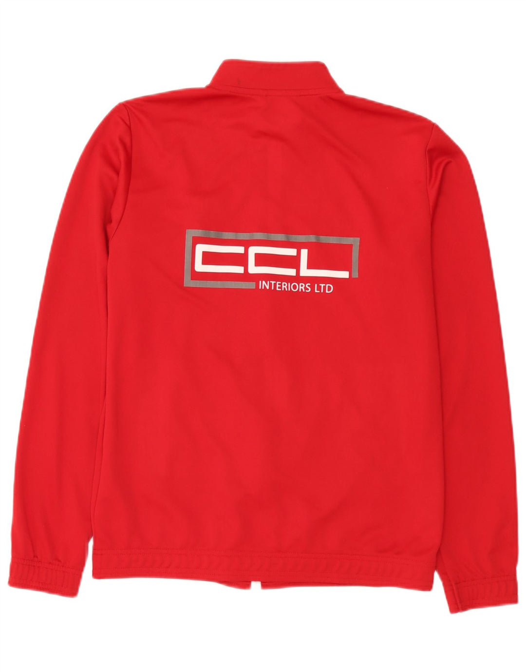Adidas Mens Aeroready Graphic Tracksuit Top Jaqueta Médio Poliéster Vermelho