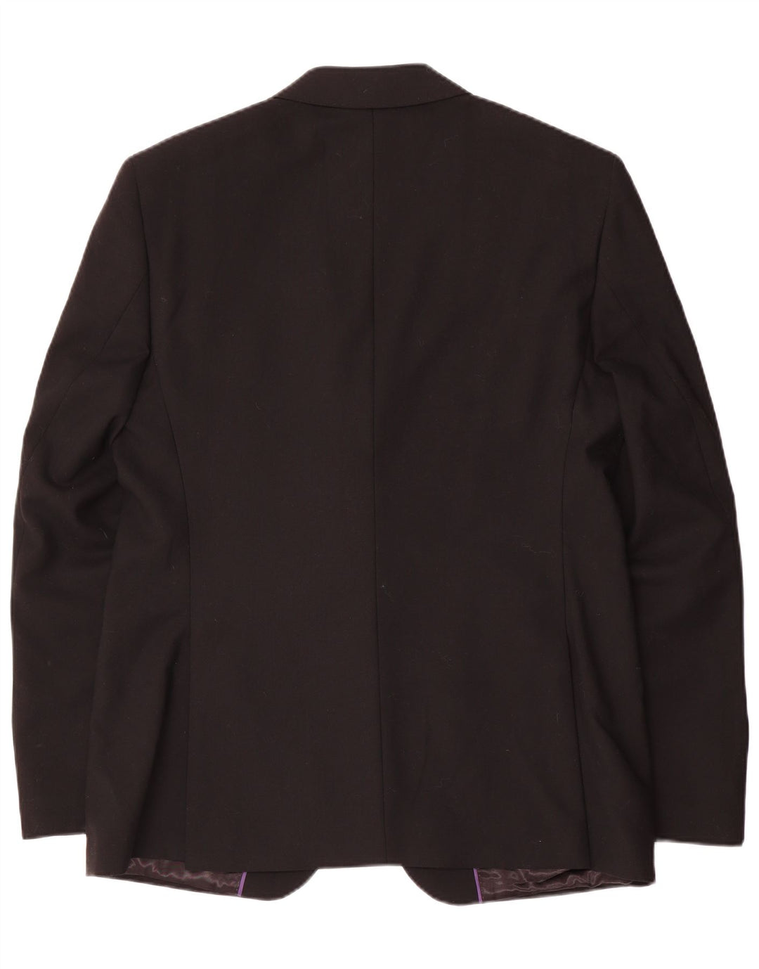Jaqueta blazer masculina Marks & Spencer sob medida com 2 botões Reino Unido 42 grande preta
