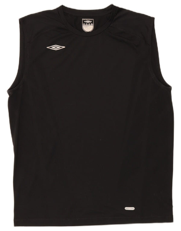 Umbro Colete Masculino Top 2XL Poliéster Preto