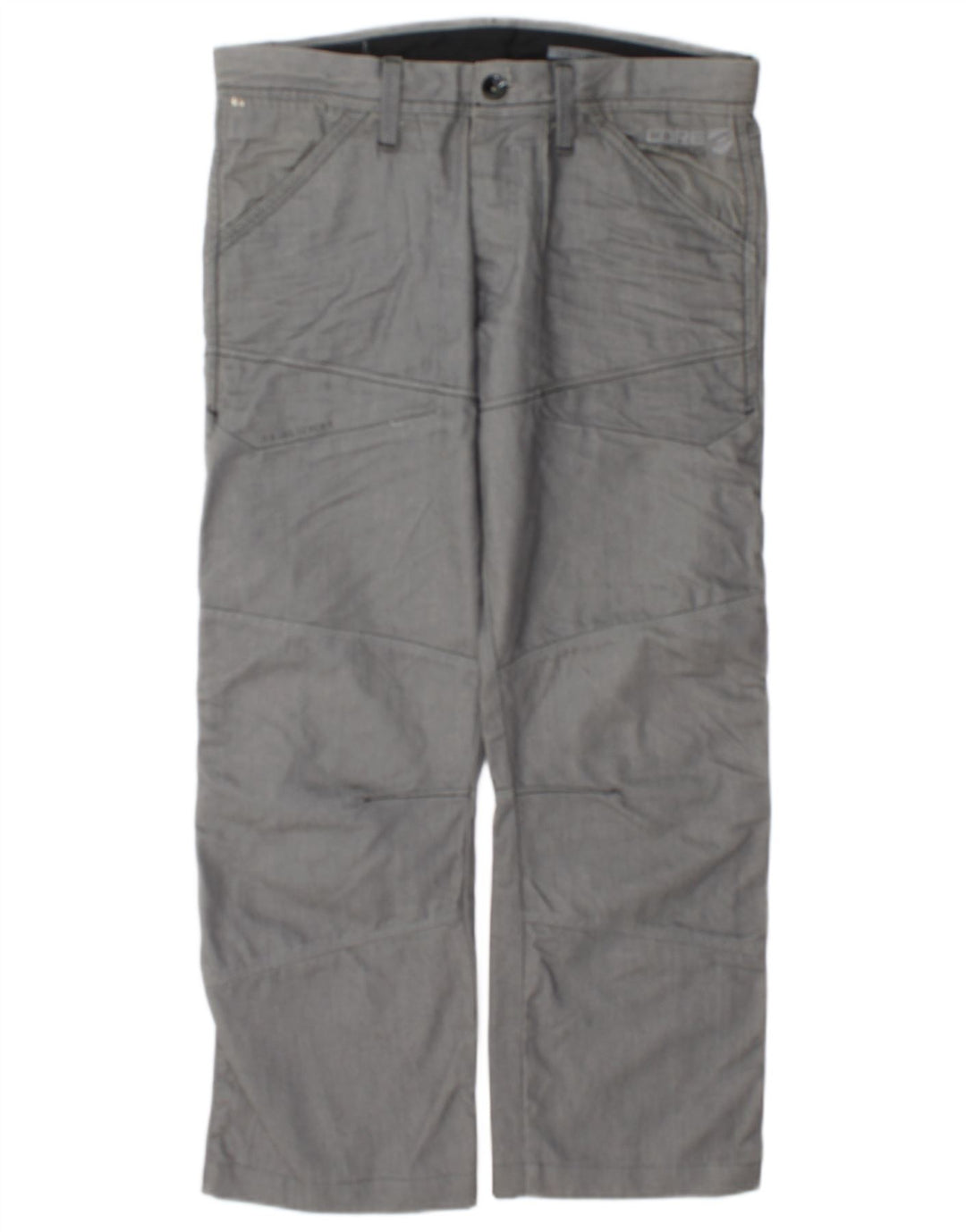 Calça chino reta masculina Jack & Jones W32 L27 cinza