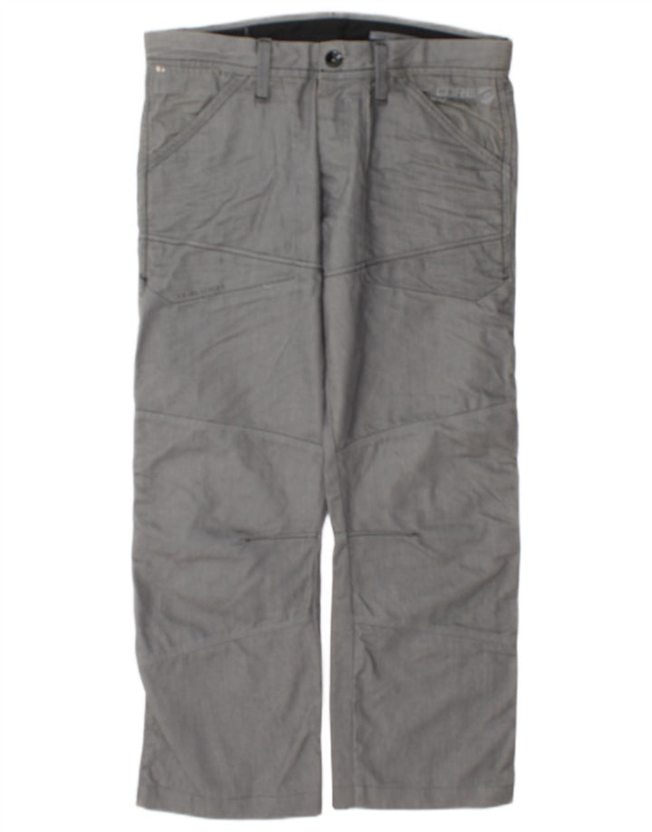Calça chino reta masculina Jack & Jones W32 L27 cinza