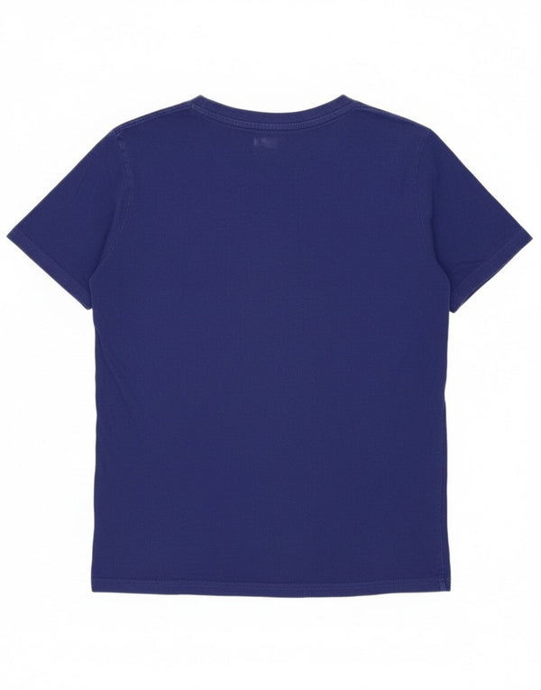 Camiseta Puma Boys Graphic Top 10-11 Anos Médio Algodão Azul