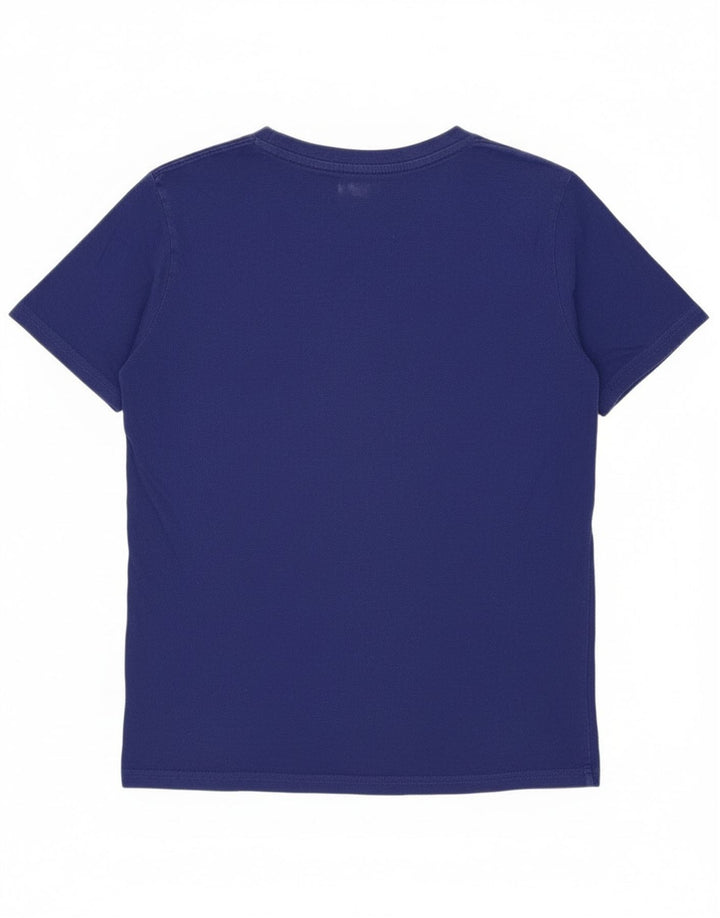 Camiseta Puma Boys Graphic Top 10-11 Anos Médio Algodão Azul