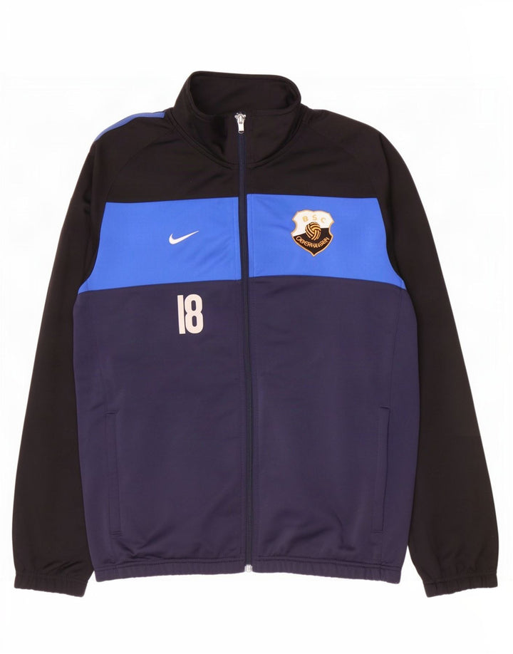 Nike Masculino BSC Oberhausen Tracksuit Top Jacket UK 38/40 Médio Azul Marinho