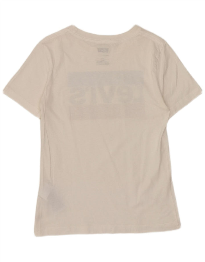 Camiseta Levi's Boys Graphic 11-12 Anos Algodão Branco