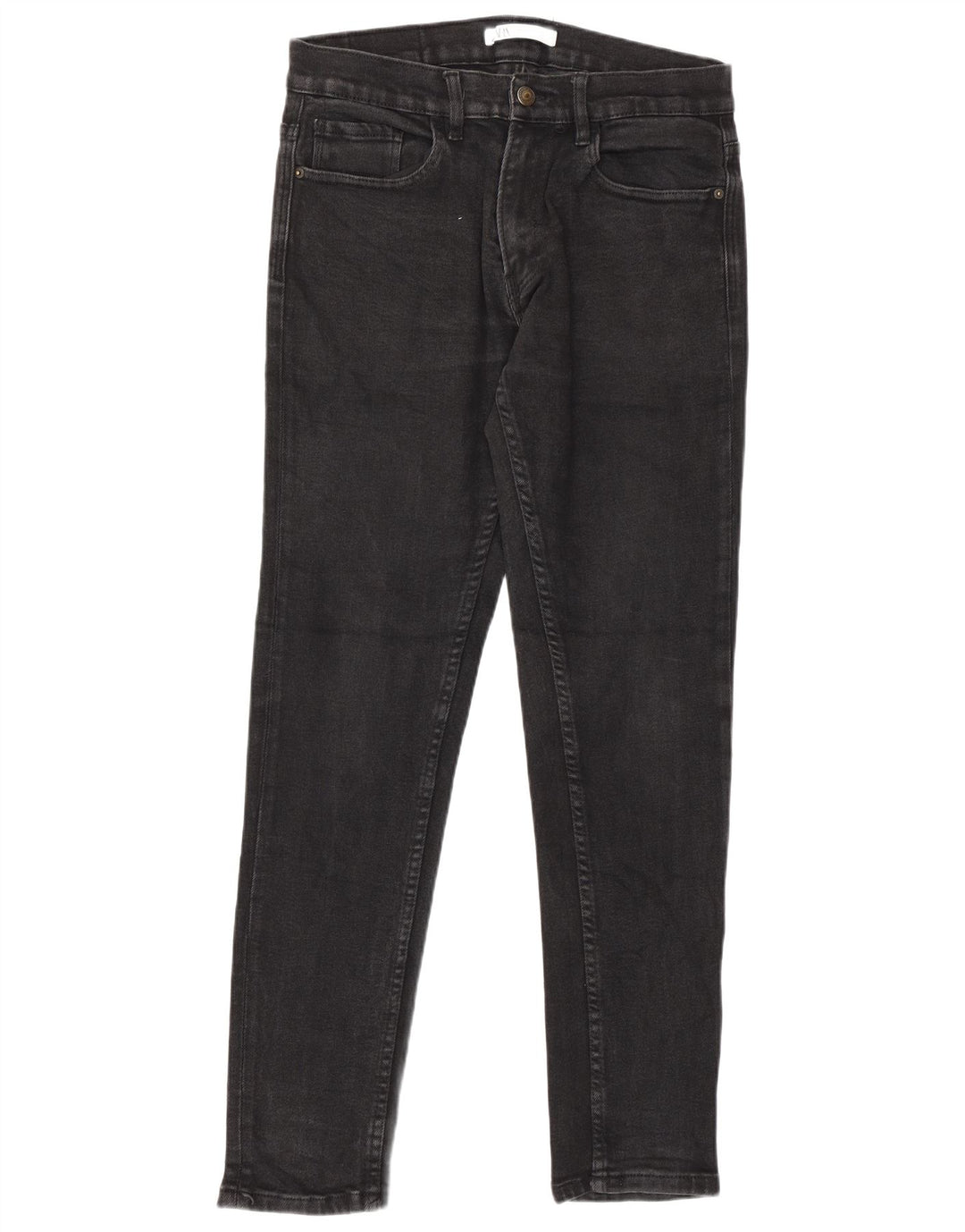 Zara Mens Slim Jeans EU 42 Grande W32 L30 Cinza